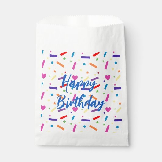スウィートスプリンクルバースデーパーティーテーマ フェイバーバッグ (正面)