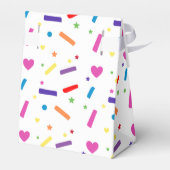 スウィートスプリンクルバースデーパーティーテーマ フェイバーボックス (裏面サイド)