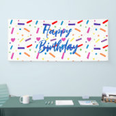 スウィートスプリンクルバースデーパーティーテーマ 横断幕 (トレードショー)