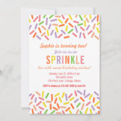 スウィートスプリングバースデーパーティーの招待 招待状 (正面)