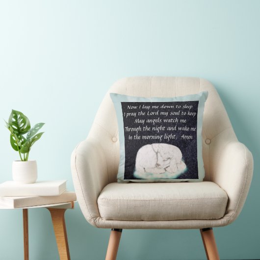 スウィートスリーピングラム – 今は私は祈りの言葉  クッション (椅子)