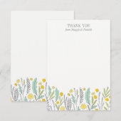 スウィートスリ男女兼用グスフラットサンキューノート ノートカード (正面/裏面)