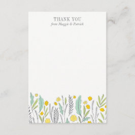 スウィートスリ男女兼用グスフラットサンキューノート ノートカード