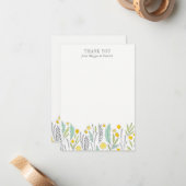 スウィートスリ男女兼用グスフラットサンキューノート ノートカード (正面/裏面インサイチュ)