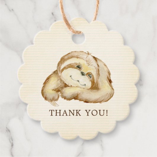 スウィートスロッスベビーシャワーのお願い フェイバータグ (正面)