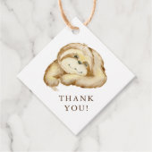 スウィートスロッスベビーシャワーのお願い フェイバータグ (正面)