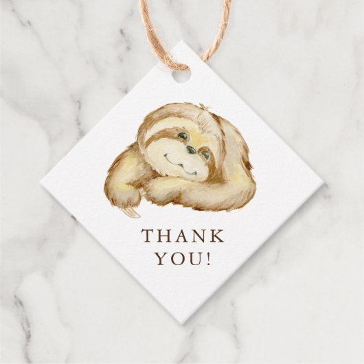 スウィートスロッスベビーシャワーのお願い フェイバータグ (正面)