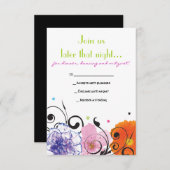 スウィートセンシズパーティーカード 招待状 (正面/裏面)