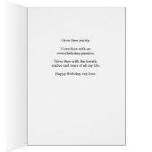 スウィートソフトラベンダーフラワーロマンチック誕生日 (内側 (右))