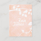 スウィートタイムズパーティー招待状カード エンクロージャーカード (裏面)