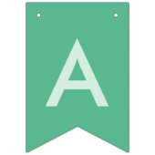 スウィートタイムパステルグリーンドーナツ誕生日 バンティングフラッグ (第3の旗)