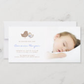 スウィートダマスクチックス男の赤ちゃん誕生のお知らせ 案内状 (正面)