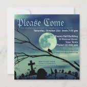 スウィートダークネスハローウィンパーティ招待状 招待状 (裏面)