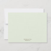 スウィートチックスサンキューカード – 緑 サンキューカード (裏面)