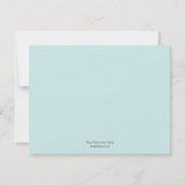 スウィートチックスサンキューカード – 青 サンキューカード (裏面)