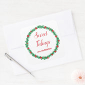 スウィートチディングシール,クリスマス,ホリディトリート スクエアシール (封筒)