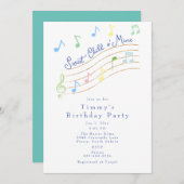 スウィートチャイルドオブマインミュージカル誕生日招待状 招待状 (正面/裏面)