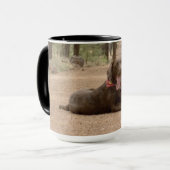 スウィートチョコレートラブラドールリトリエバーパピー マグカップ (正面左)