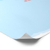 スウィートチルドレンの世界地図とイラストレーション ポスター (角)