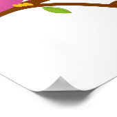 スウィートツインズフールズボーイガールベビーシャワーバナー ポスター (角)