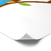 スウィートツインズフールズボーイベビーシャワーバナー ポスター (角)