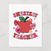 スウィートテスト先生バレンティンデーハート エンクロージャーカード (裏面)