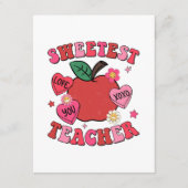 スウィートテスト先生バレンティンデーハート エンクロージャーカード (正面)