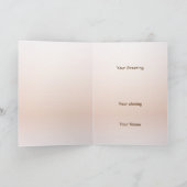 スウィートデイアイスクリームカスタムグリーティングカード カード (内部)