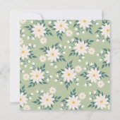 スウィートデイジーブライダルシャワー招待 招待状 (裏面)