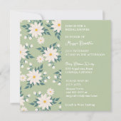 スウィートデイジーブライダルシャワー招待 招待状 (正面)
