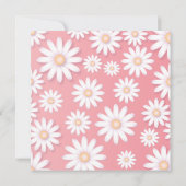 スウィートデイジーベビーシャワー招待状 招待状 (裏面)