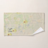 スウィートデイジーモノグラムトープ バスタオルセット (ハンドタオル)