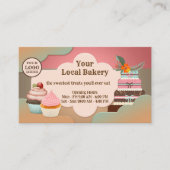 スウィートトリートカップケーキベーカリー 名刺 (正面)