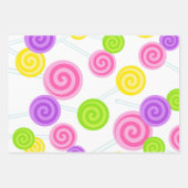 スウィートトリートキャンディラッピング紙 ラッピングペーパーシート (正面2)