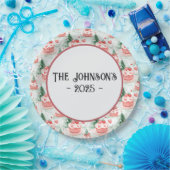 スウィートトリートクリスマス紙 ペーパープレート (パーティー)