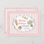 スウィートトリートサンキューハガキ ポストカード (正面/裏面)