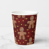 スウィートトリートジンジャーブレッドマンクリスマス 紙コップ (裏面)