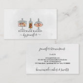 スウィートトリートチョコレートキャンディベーカリージャー 名刺 (正面/裏面)