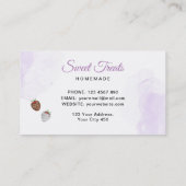 スウィートトリートパープルベーカリー 名刺 (裏面)