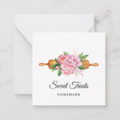 スウィートトリートベーカリーサンキュー ノートカード (正面)