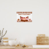 スウィートトリートベーカリービジネス ポスター (キッチン)