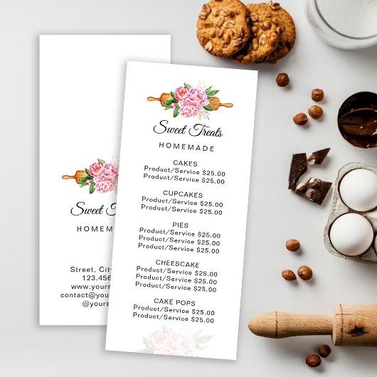 スウィートトリートベーカリー価格 ラックカード