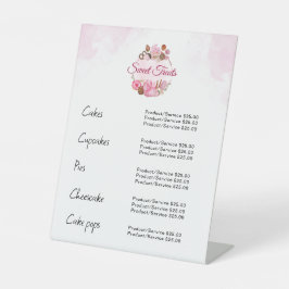 スウィートトリートベーカリー価格 台座サイン