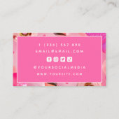 スウィートトリートベーカリー結婚ズケーキSNS 名刺 (裏面)