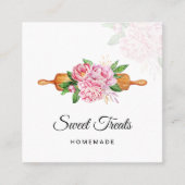 スウィートトリートベーカリー スクエア名刺 (正面)