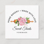 スウィートトリートベーカリー スクエア名刺 (正面)