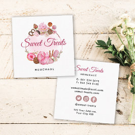 スウィートトリートベーカリー スクエア名刺