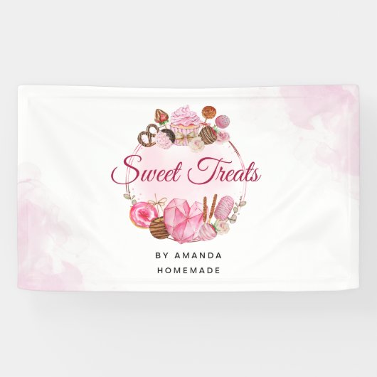 スウィートトリートベーカリー 横断幕 (横)