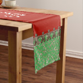 スウィートトリートホリデーキャンディビュッフェジンジャーブレッドマン ショートテーブルランナー (インサイチュ)