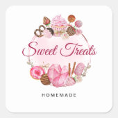 スウィートトリートホームベーカリー スクエアシール (正面)